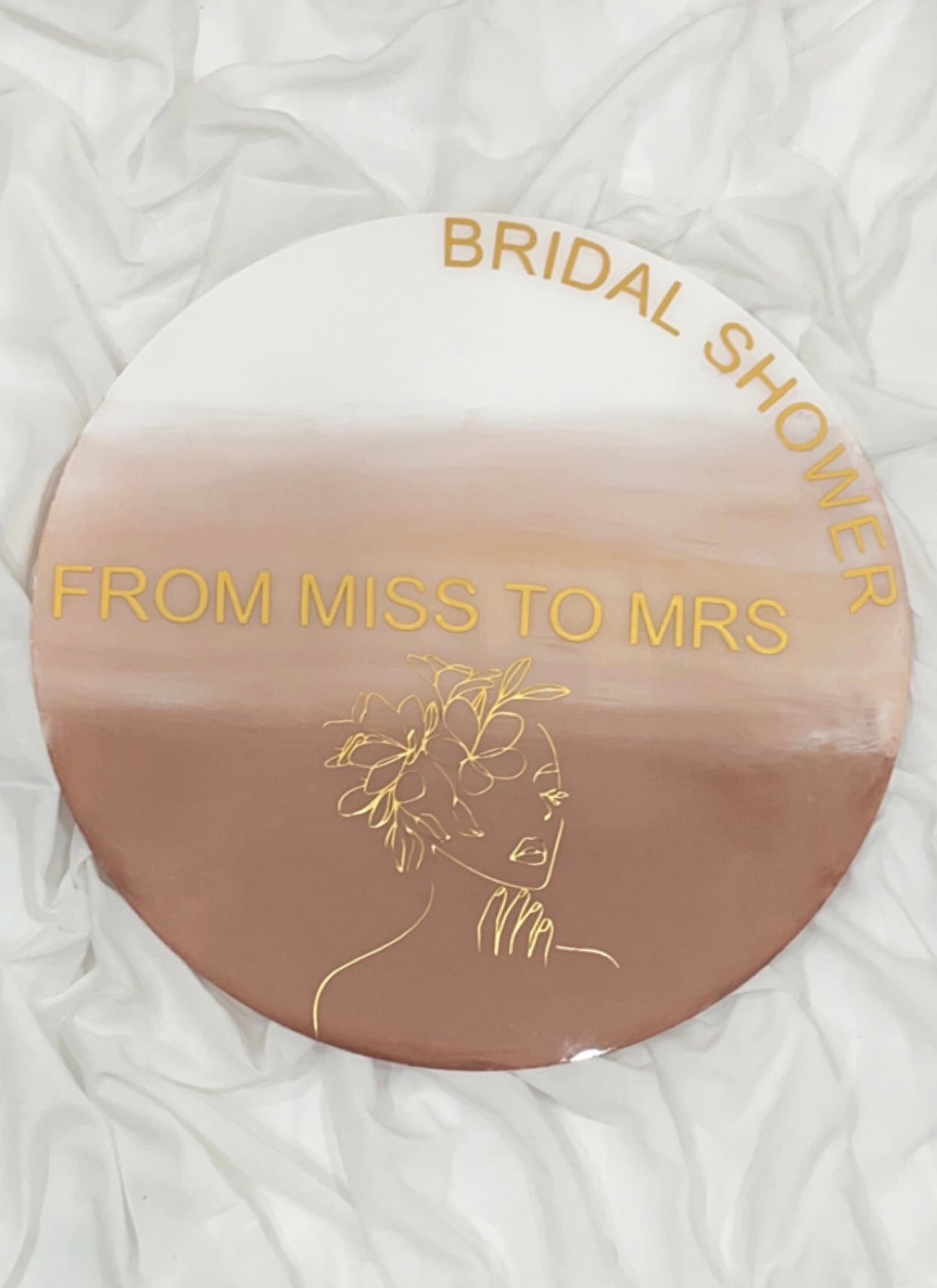 Panneau rond - Bridal Shower