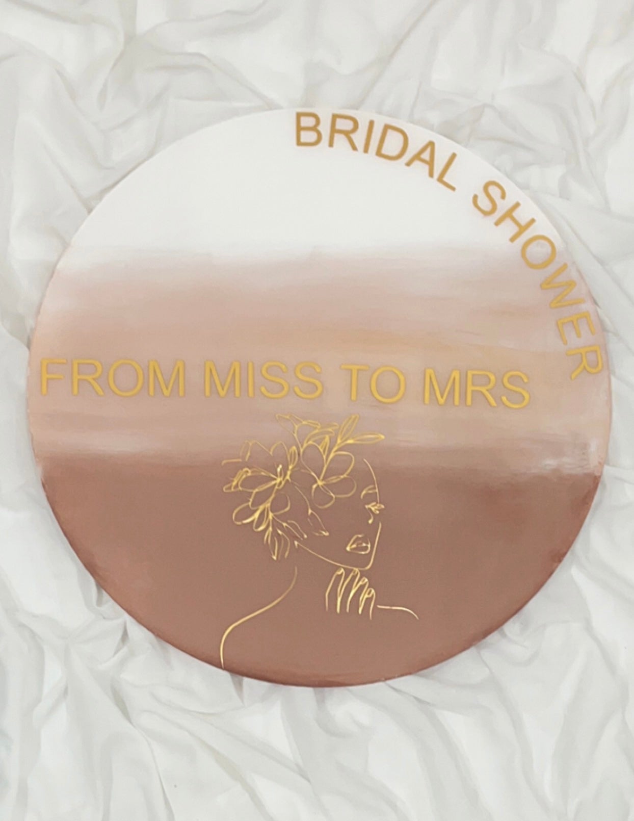 Panneau rond - Bridal Shower