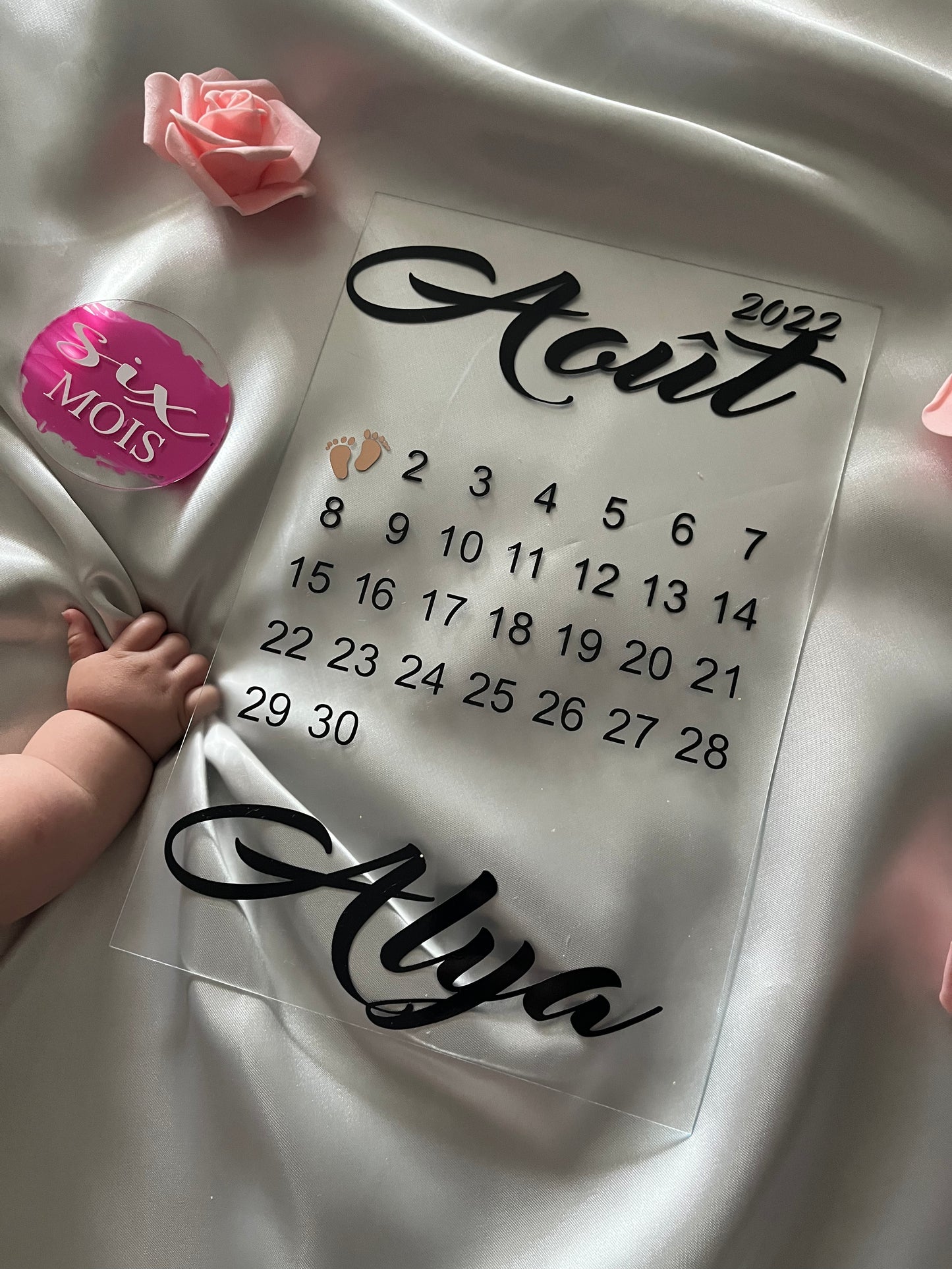 Plaque calendrier