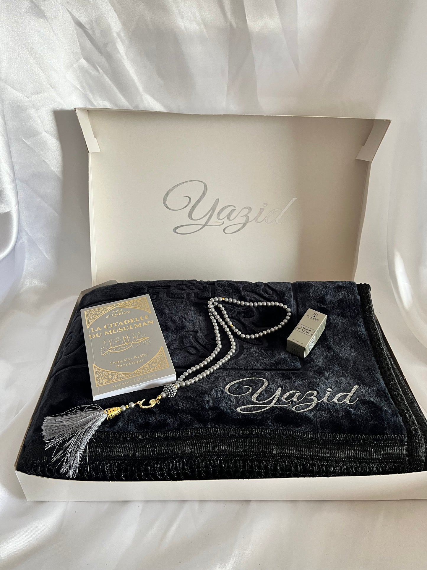 Coffret Tapis de prière personnalisé complet