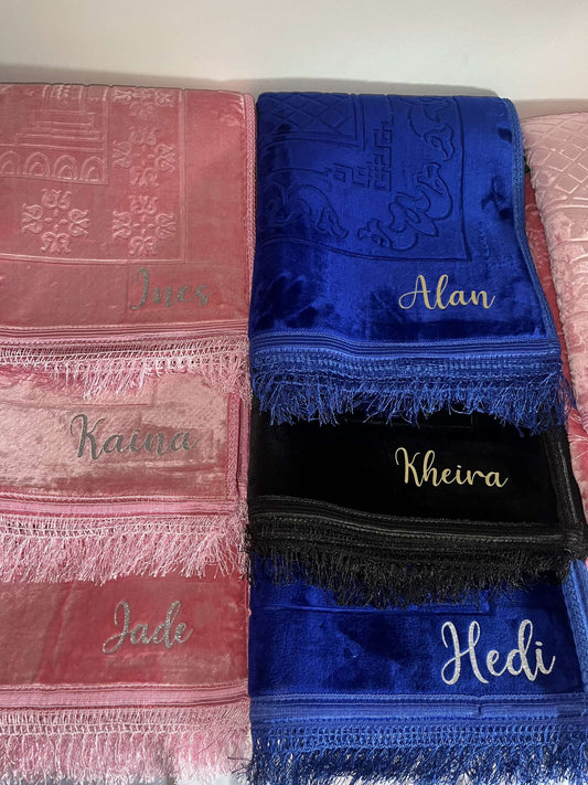 Tapis de prière personnalisé